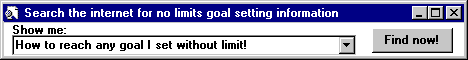 No Limits Goal Setting