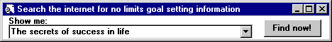 No Limits Goal Setting